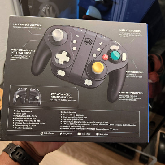 NYXI Wizard GameCube Controller for Switch